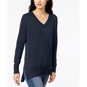 Maison Jules V-Neck Tunic Sweater